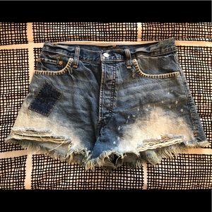 High-waisted Abercrombie & Fitch shorts